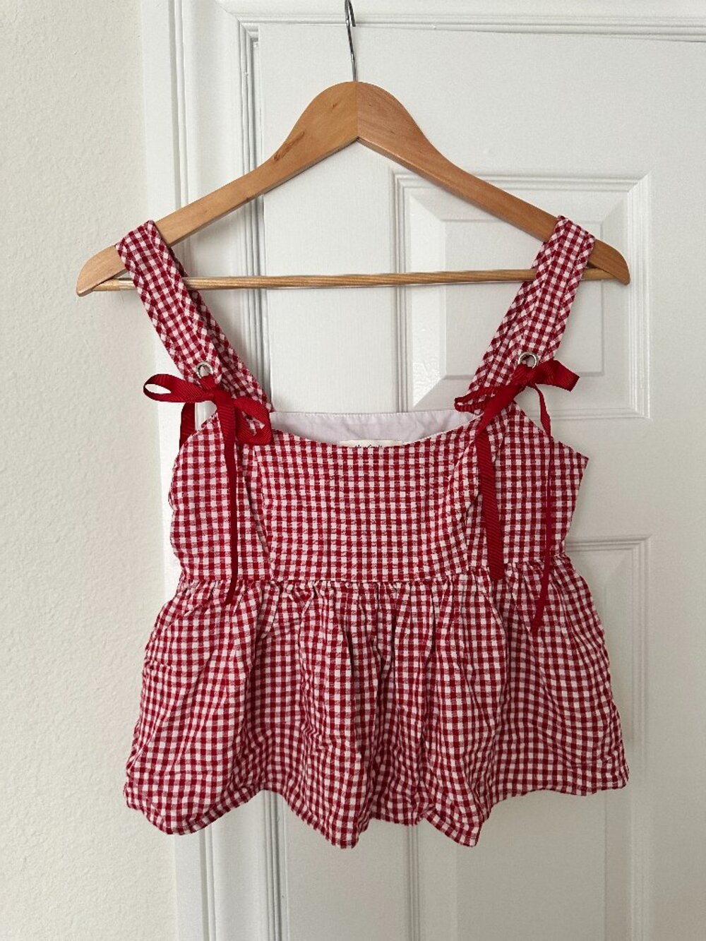 ASOS The Frolic Gingham Top